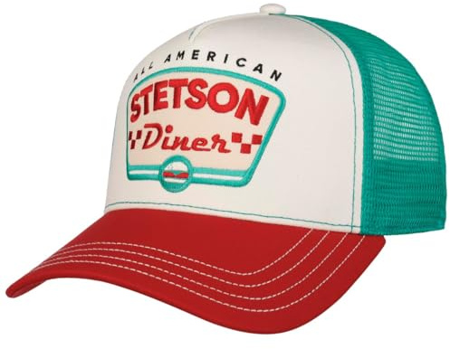 Stetson All American Diner Trucker Cap Snapback Damen und Herren Sommer Winter