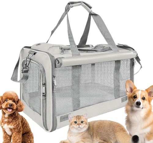 Kleine Katzenbox Atmungsaktive, tragbare Tasche für Reisen (bis 9 kg)