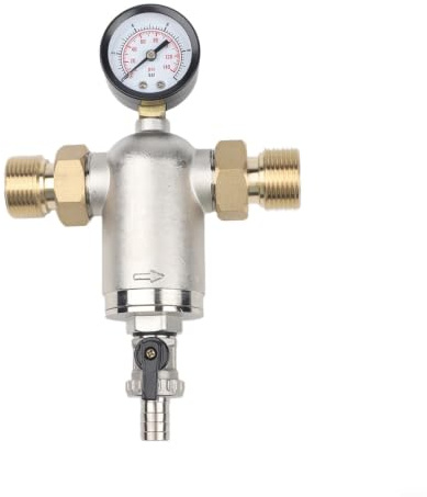Magnetic Boiler Filter, Heating System Sludge Separator, DN15-DN25 Threaded Rust Remover for Wall Hung Underfloor HVAC Protection(DN25)