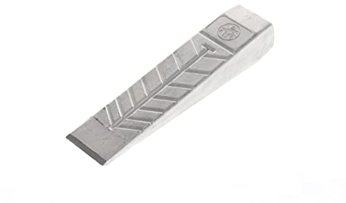 OCHSENKOPF Alu-Massivkeil, Geschmiedeter Sicherheitskeil, Zum Fällen und Spalten, KWF-Profi Qualität, Hubhöhe 35 mm