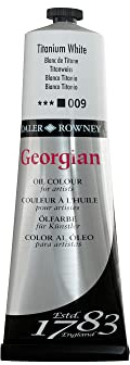 Daler-Rowney - Colore ad olio Georgian 225ml - bianco di titanio