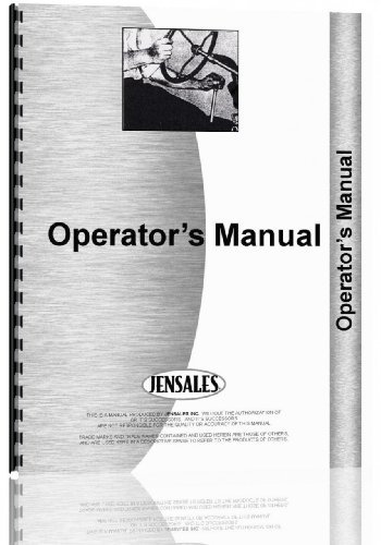 Allis Chalmers 8000 Cultivator Operators Manual