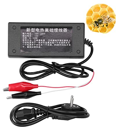 Hapivida Beehive Frames Embedder, Praktischer Elektro Wire Embedder für Imkereiausrüstung, Beekeeping Tools, 12x5.3x3.5cm, Hochtemperaturbeständiges Material, für Bienenstockrahmen und Bienenzucht