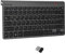 Zienstar-Mini Kabellose Tastatur (Deutsches QWERTZ) mit 2.4Ghz USB-Empfänger für Computer,Laptop (Grau)