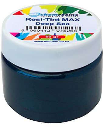 resi-TINT MAX PEARL 50 gr, Farbpaste, Epoxidharzfarbe, Resinfarbe, hochpigmentierte Farbe (Deep Sea)