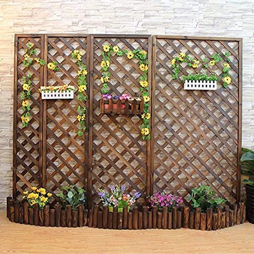 Clôture Jardin Palissade Jardin Clôture décorative Clôture Plante grimpante Support de Fleurs Jardin Patio intérieur extérieur Jardinage Facile à Installer Bordure de Jardin Bordure GXBCS0903(S