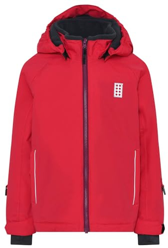 LEGO Unisex Kinder Lwjesse 700 - Jacket Jacke Parka, Rot, 80
