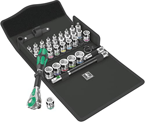 Wera - 05003536001 - Knarren Satz, 8100 SB All-in Zyklop Speed, 3/8-Antrieb, 35-teilig