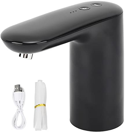 Topyond Wasserspender Wasserflaschen Pumpe Touch,Automatischer Spender Für Zuhause Und Camping,Einfach zu Bedienen,Schwarz