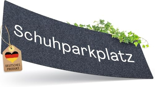 ElbFuchs Schuhparkplatz Fußmatte 100x35cm Grau I Waschbare & rutschfeste Indoor-Schuhmatte & Abtropfmatte I Ideal als Schuhunterlage & Schuhablage I Schmutzfangmatte für Flur & Eingang