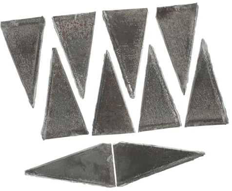 BESTonZON Keil Aus Kohlenstoffstahl 20 Stück Fixierkeil Robuste Installationsverstärkungsnägel Kompakte Größe Für Heimwerker Und Outdoor Langlebig