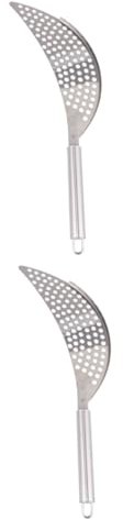 TOPBATHY 2 Pezzi Utensile Da Cucina Colino In Acciaio Inox Colino In Acciaio Inox Metallico Filtro In Drenante Setaccio Utensile Da Cucina Verdura