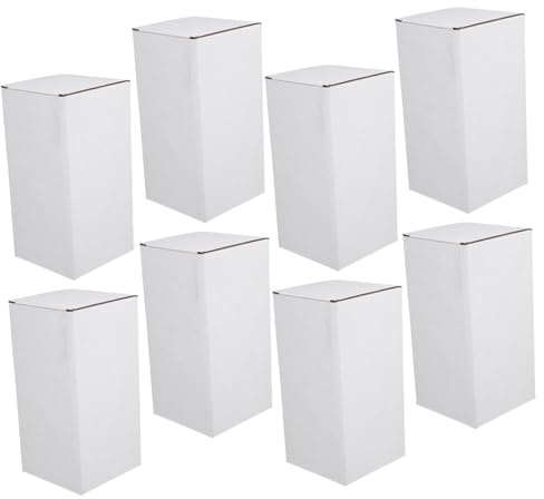 VILLFUL Wine Bottle Shipping Boxes 10pcs 20x10cm Corrugated Paper Packaging Box for Small Business and Mailing No Tape Needed
