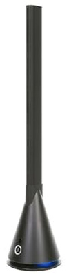Brightium Ventilador sin aspas de columna, silencioso, con control remoto, 3 velocidades, oscilante; ideal para refrescar y Ventilar espacios reducidos.