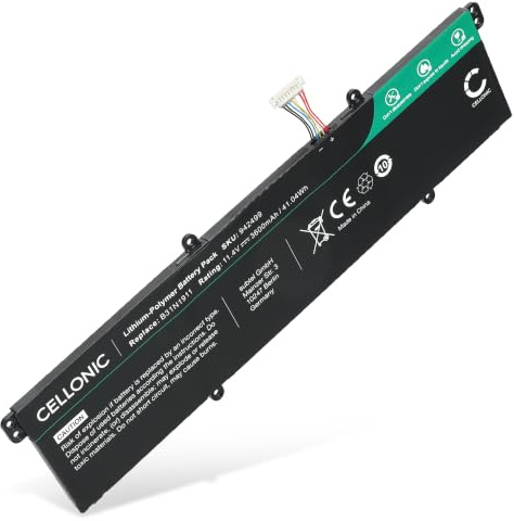 CELLONIC Batterie Compatible avec ASUS D413, F413, K413, 0B200-03580300 | (3600mAh-11.4V-Lithium Polymère) pour ASUS ExpertBook B1 B1402CGA, B1502, B1400, B1B1402CBA, K433J, M413D, M433U, S413, S433