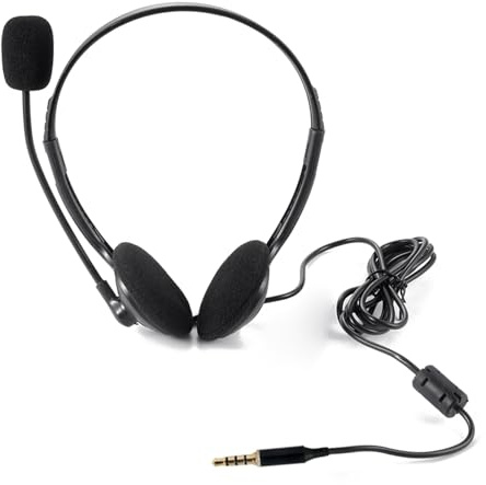 Cuffie USB con microfono - Cuffie cablate, Cuffie cablate per computer con cancellazione del rumore | Suono di alta qualità con microfono integrato, design confortevole per teleconferenze, audio nitid