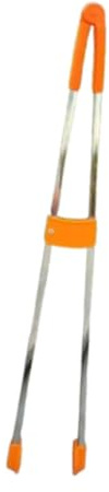 KiBcsLic Litter Collection Tool, Long Reach Trash Picker for Garden and Lawn, 86cm
