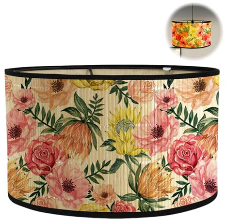 Hengrongshen Pantalla de lámpara, lámpara colgante, diámetro 30 cm, pantallas para lámpara de mesa, decoración del hogar, lámpara de pie para mesa, suelo y lámparas colgantes