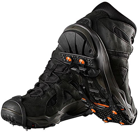 Springyard aid Ice and Snow Traction Cleats, Black, X-Large