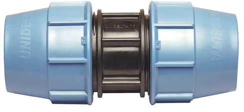SOMATHERM FOR YOU, Raccord plastique manchon égal pour tube PE Ø40 mm - Installation rapide et facile - Résistant à 16 bars - Température max 80°C - Idéal pour irrigation et arrosage | Raccordez rapidement votre tube PE grâce à ce manchon plastique, résistant jusqu'à 16 bars, idéal pour irrigation et arrosage