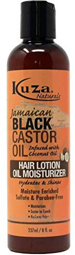 Kuza Naturals Black Castor Oil Hair Lotion Moisturizer