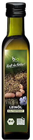 biozentrale Leinöl | 6 x 250 ml Bio | kaltgepresstes Leinöl aus Leinsamen | hoher Gehalt an Omega-3-Fettsäuren