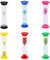 moinkerin 6 Pièces Sabliers Minuterie Sablier Enfant Dent Horloge de Sable 30S/ 1Min / 2Mins / 3Mins / 5Mins / 10Mins pour Les Enfants se Brosser Les Dents, École, Bureau, Activités Chronométrées