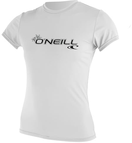 O'Neill Wetsuits Wms Basic Skins S/S solskjorta - vit, L