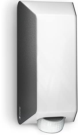 Steinel utomhuslampa L 30 S antracit | 180° rörelsedetektor, 10 m räckvidd, E27-fäste, design vägglampa utomhus slagtålig