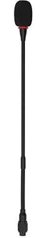 Tbest Condenser Desk Microphone Xlr With Power,16.5 inch Gooseneck Microphone,Flexible Microphone Gooseneck Aluminum Alloy Desktop Gooseneck Condenser Microphone for Conference