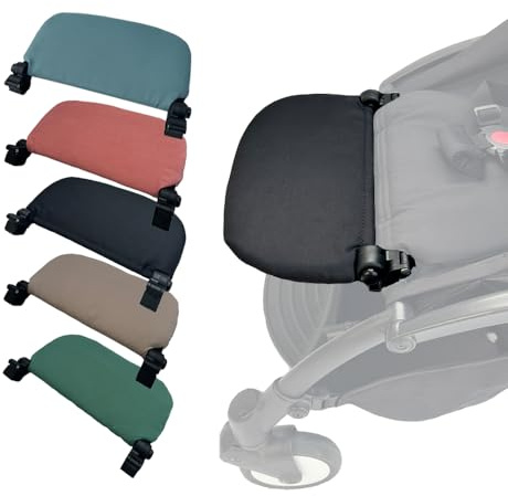 Brogtorl Accesorios para cochecito – Reposapiés – Tabla de extensión compatible con Babyzen YOYO – sin desmontaje – Extensión de 6,2 pulgadas, fácil de fijar y limpiar (Negro)