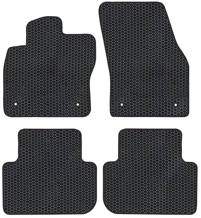 moto-MOLTICO Eva Fußmatten Auto - Automatten passend für VW Tiguan II ab 2016, rutschfeste und Wasserfeste Autoteppiche