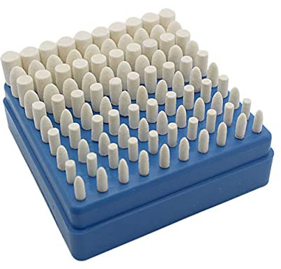 PartyKindom 100pcs Wool Polishing Wheels Jewelry Stainless Steel and Glass Versatile Buffing Accessories for Smooth Finishing Mechanical Parts