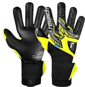 Reusch Attrakt Gold X NC Gravity griffige Torwarthandschuhe Fußballhandschuhe für Erwachsene für Männer und Frauen geeignet für alle Wetterbedingungen und Spielfeldoberflächen