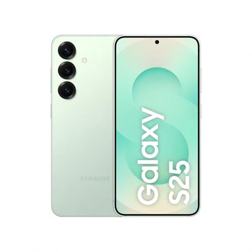 Samsung Galaxy S25 AI Smartphone mit Galaxy AI, Ohne Vertrag, Handy mit Android, 12 GB RAM, 256 GB Speicher, 50-MP-Kamera, Mint, 3 Jahre Herstellergarantie [Exklusiv auf Amazon]