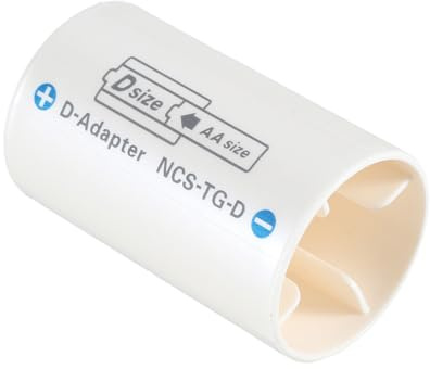 LR6 AA auf D LR20 Batterie-Adapter, Batteriehalter-Röhre, konvertiert LR6 AA-Batterien in D LR20 Taschenlampenhülle