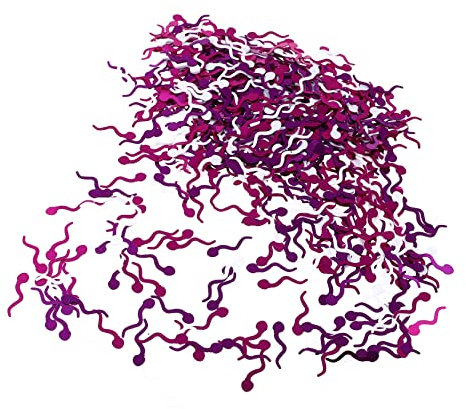 DECHOUS Tadpole Shape Confetti Glittering Wedding Party Decor Ornament for Wedding Table Decoration Party Supply