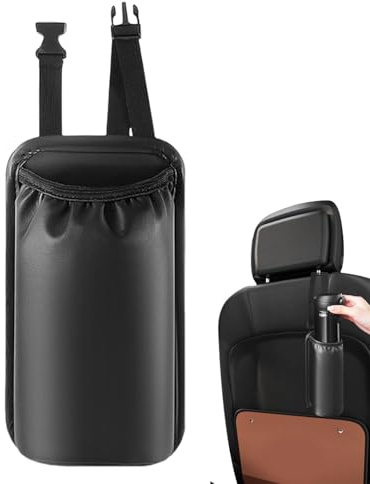 Generisch Feuerlöschertasche für Auto, Auto Feuerlöscher Fester Tasche,Auto Trunk Aufbewahrung - Water Cup Aufbewahrungsbeutelhalterpack für Autositz, einfache Installation, hält Handys in der Hand.