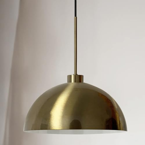 bamyum Yimpi Küchenlampe Hängend Vintage Ø30 cm, Lampenschirm Hängelampe Esstisch Wohnzimmer, Küchenlampe Hängend Kupferfarbe, Hängelampe Küche, Wohnzimmer Pendelleuchte Vintage Industrial