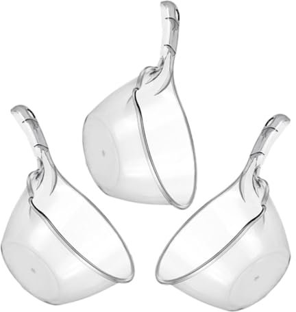 Alipis 3 Piezas Pequeño Cucharón De Agua De Plástico Cucharones Para Servir Cucharón De Cocina Mango Ergonómico Fácil De Limpiar