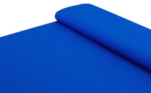 Baumwollstoff | Unifarben| 100% Baumwolle | weich, stapazierfähig, vielseitig zum Nähen | 50 cm x 150 cm | kobalt blau