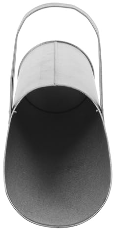 SAFIGLE Outil Entonnoir Métallique pour Remplissage de Paquet de Sable – Seau de Transport en Fer pour Béton Secondaire – Équipement de Construction Portable pour Coulage Précis sur