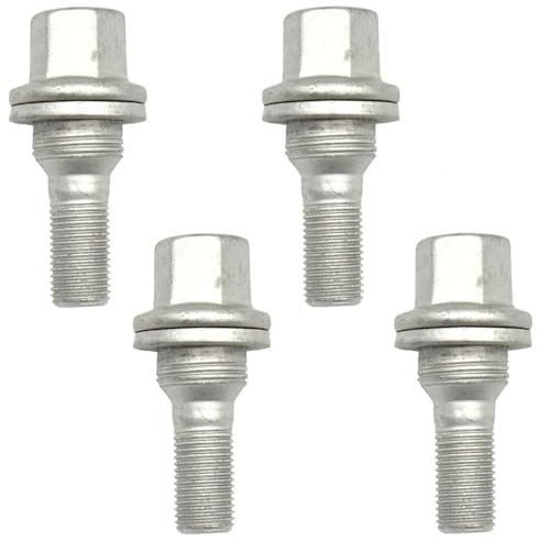 Boulons de Roue pour Peugeot 206, 207 et 208 (2012-2018) : écrous, Goujons et Cache-boulons de 17 mm.