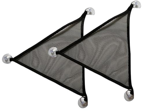 Schlangen Hängematte 2er-Pack Netz-Verstecke Terrarium Spielzeug Hängematte | Mäuse Hängematte für Indoor und Outdoor, für Leguane, Anolis, Geckos, Schlangen, Chamäleons, Eichhörnchen,
