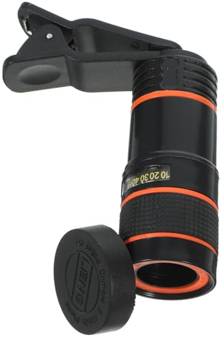 GALPADA Lente Telescópico para Teléfono Móvil 8X Material Abs, Diámetro Objetivo 21mm, Adecuado para Fotografía y Observación a Larga Distancia