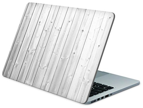 Skins4u Laptop Aufkleber Universal Skin Netbook Sticker für bis zu 10,1 Netbooks 25,4 x 20,3cm - White Wood