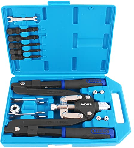 TECPO Set di pinze per rivetti ciechi 3.2-6.4
