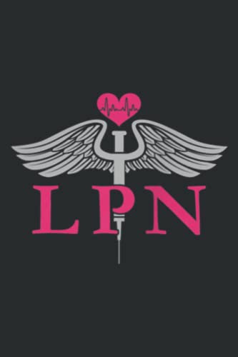 Lpn Nurse Flag Caduceus Nursing Staff for Men and Women: Undated Daily Planner: Set Goals, Plans, And Schedules Monthly, Weekly, And Daily (6 x 9 ), 100 Pages