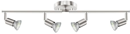 HURYEE Rotatable LED Ceiling Spotlight, 4-Way Modern Design, Indoor Lighting for Kitchen, Living Room, Bedroom, GU10 Base (Bulb Not Included)