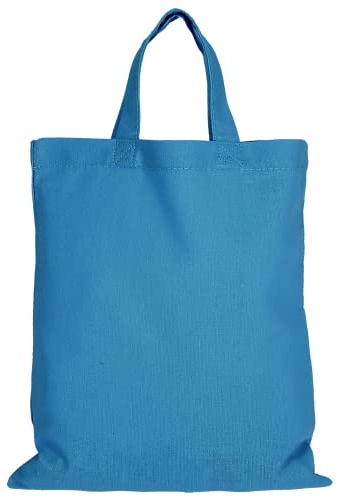 TEXXILLA 10 Stück Apothekertasche - OEKO-TEX 100 zertifiziert | mit zwei kurzen Henkeln | 22x26cm | Jutebeutel | Einkaufstasche | unbedruckt